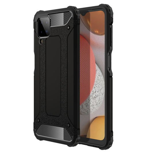 Futrola za Samsung Galaxy A12 Nacho A127 / A12 A125, Techsuit, Hybrid Armor, Crna