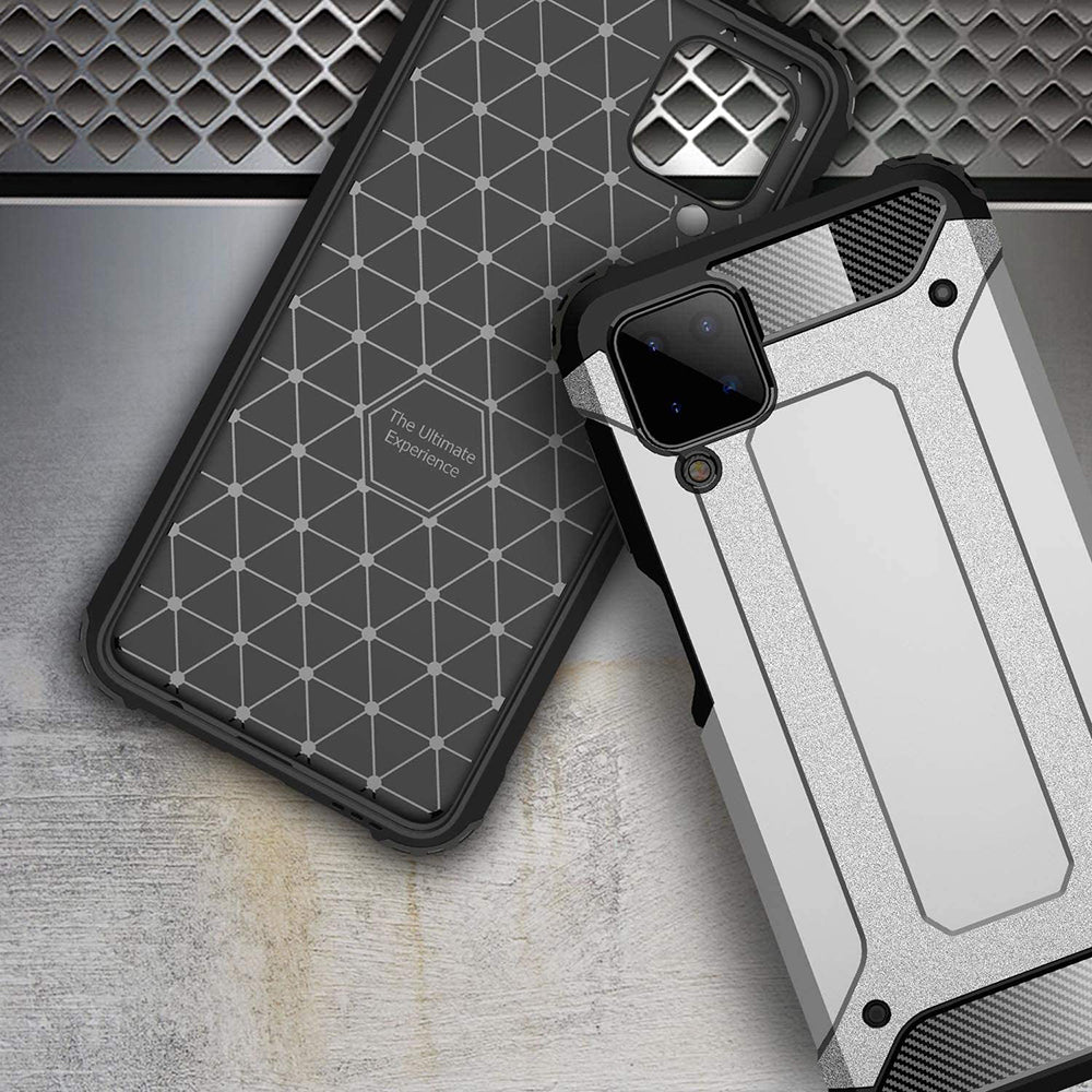 Futrola za Samsung Galaxy A12 Nacho A127 / A12 A125, Techsuit, Hybrid Armor, Crna