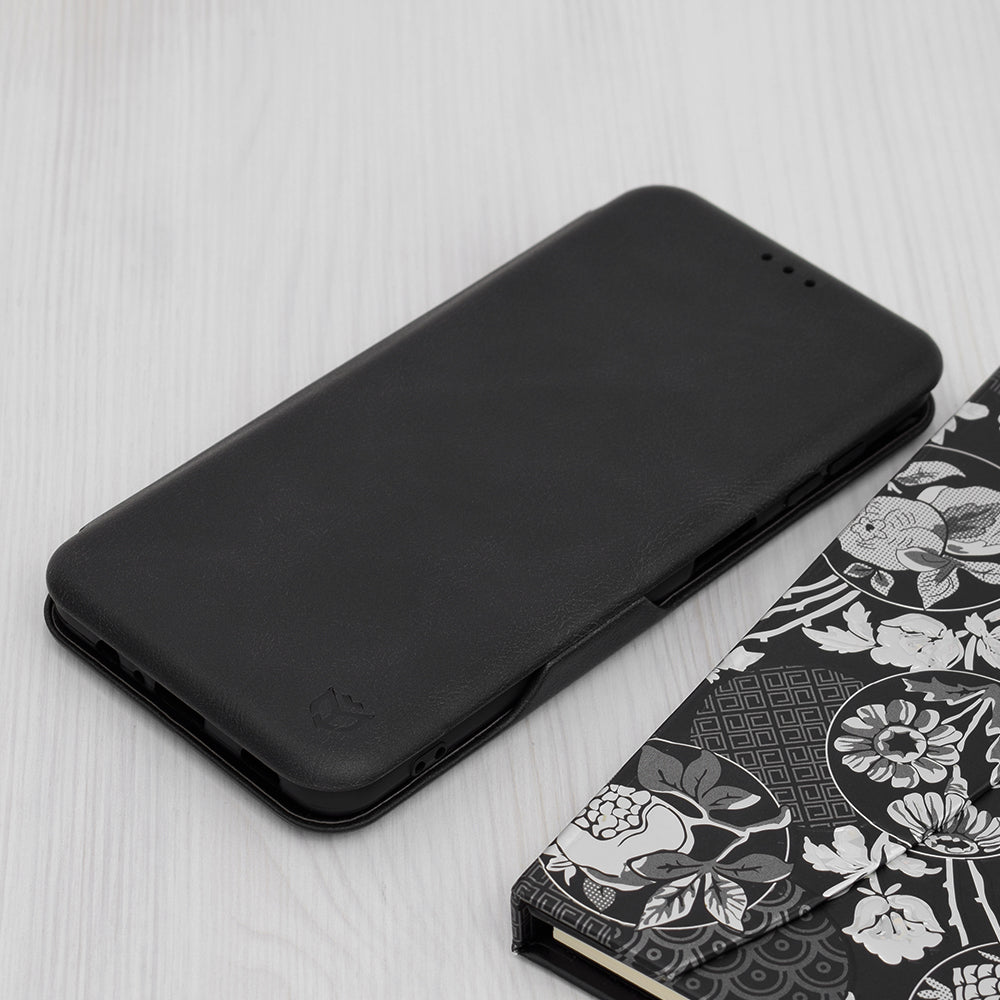 Futrola za Samsung Galaxy A12 Nacho A127 / A12 A125, Techsuit, Safe Wallet Plus, Crna
