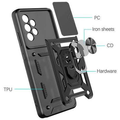 Futrola za Samsung Galaxy A13 A135, Techsuit, CamShield, Crna