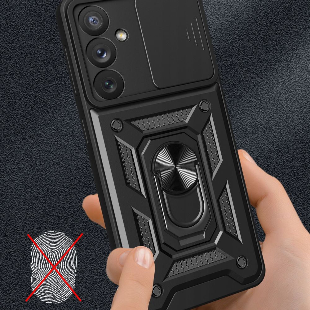Futrola za Samsung Galaxy A14 A145 / A14 5G A146, Techsuit, CamShield, Crna