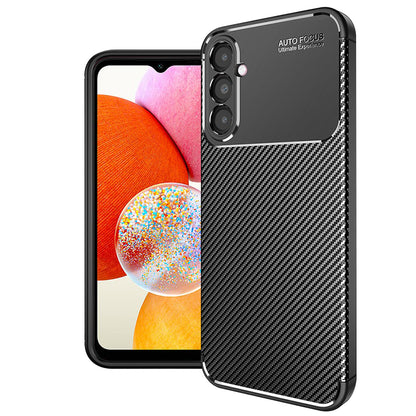 Futrola za Samsung Galaxy A14 A145 / A14 5G A146, Techsuit, CarbonFiber, Crna