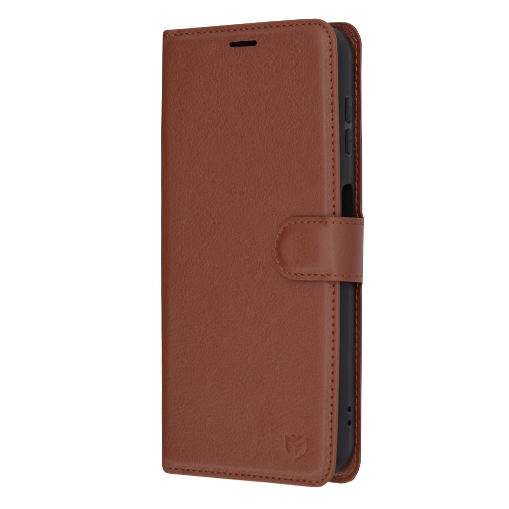 Futrola za Samsung Galaxy A14 A145 / A14 5G A146, Techsuit, Kožna Folio, Braon