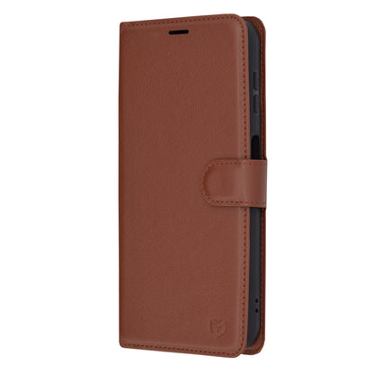 Futrola za Samsung Galaxy A14 A145 / A14 5G A146, Techsuit, Kožna Folio, Braon
