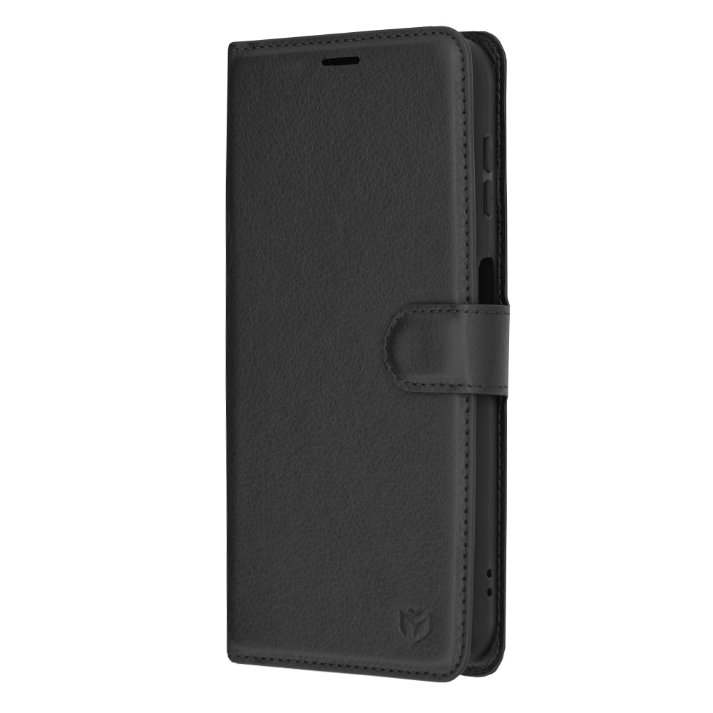 Futrola za Samsung Galaxy A14 A145 / A14 5G A146, Techsuit, Leather Folio, Crna