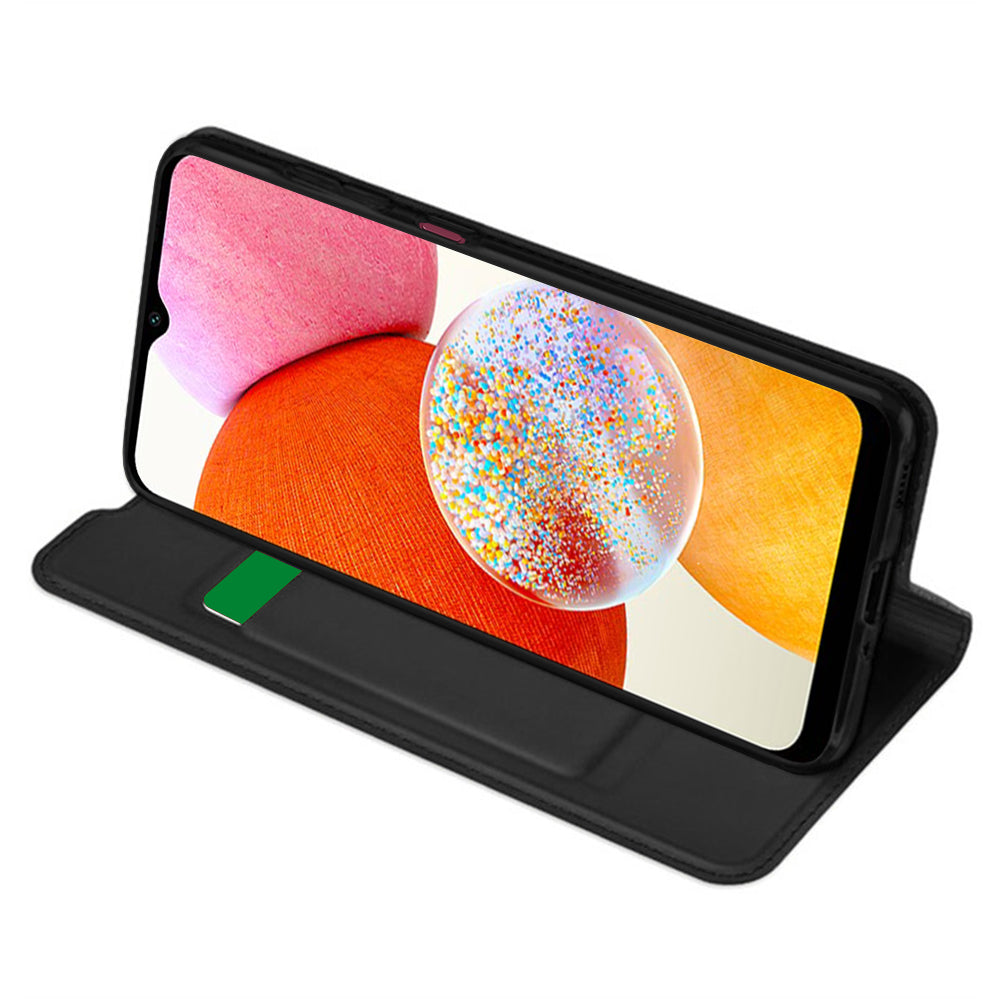 Futrola za Samsung Galaxy A14 A145 / A14 5G A146, Techsuit, Magskin Book, Crna