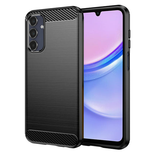 Futrola za Samsung Galaxy A15 5G A156 / A15 A155, Techsuit, Karbon, Crna