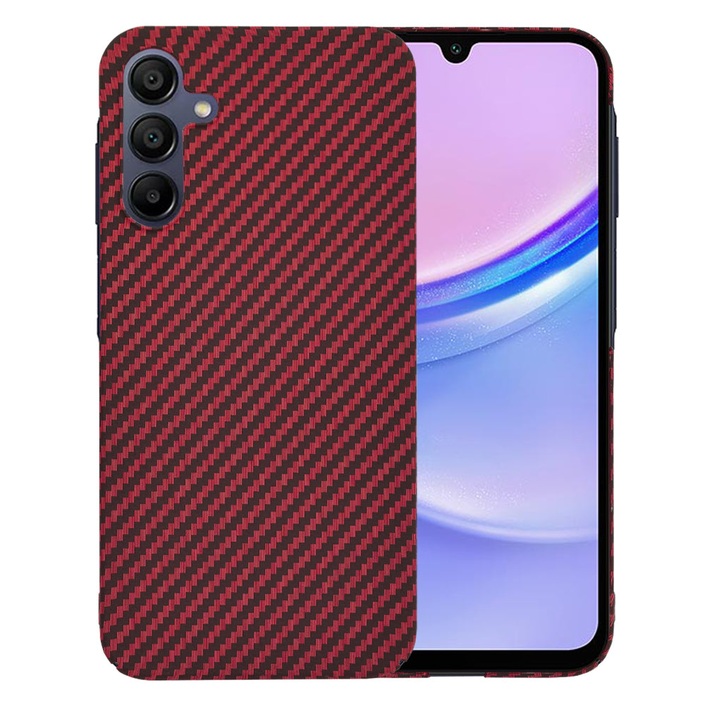 Futrola za Samsung Galaxy A15 5G A156 / A15 A155, Techsuit, Carbonite FiberShell, Crvena