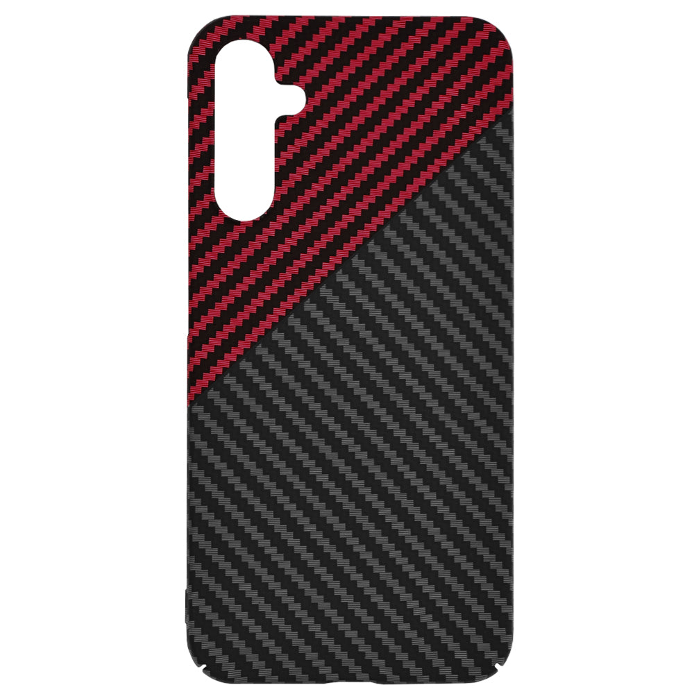 Futrola za Samsung Galaxy A15 5G A156 / A15 A155, Techsuit, Carbonite FiberShell, Crno Crvena