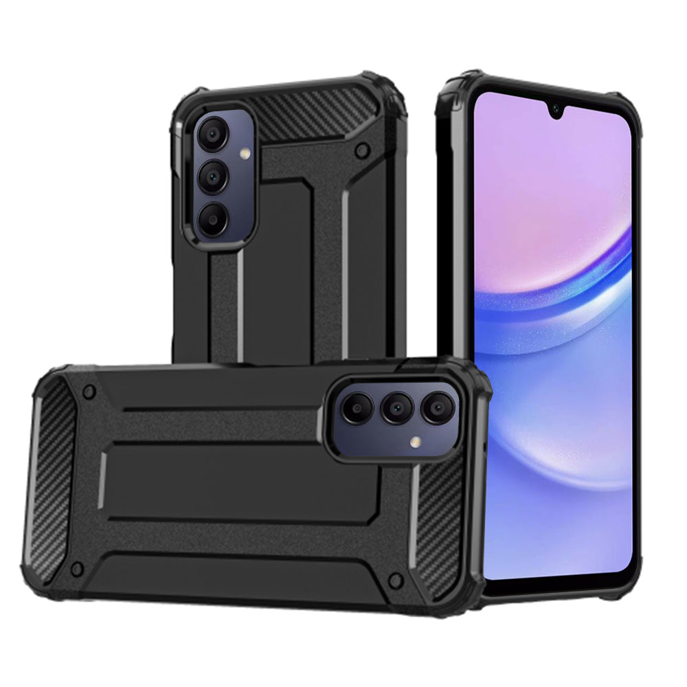 Futrola za Samsung Galaxy A15 5G A156 / A15 A155, Techsuit, Hybrid Armor, Crna