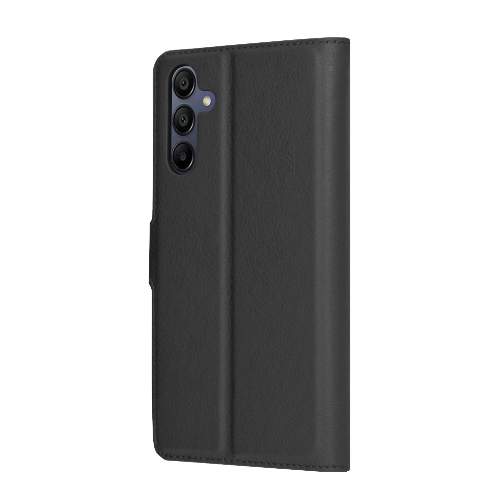 Futrola za Samsung Galaxy A15 5G A156 / A15 A155, Techsuit, Kožna Folio, Crna