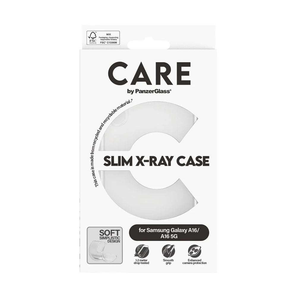 Futrola za Samsung Galaxy A16 4G A165, PanzerGlass, Care Fashionable, Transparentna