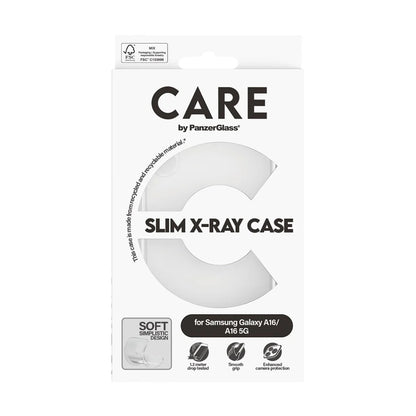 Futrola za Samsung Galaxy A16 4G A165, PanzerGlass, Care Fashionable, Transparentna