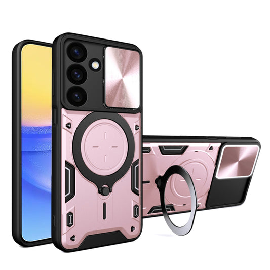 Futrola za Samsung Galaxy A16 5G A166 / A16 4G A165, Techsuit, CamGuard Pro, Roze Zlatna