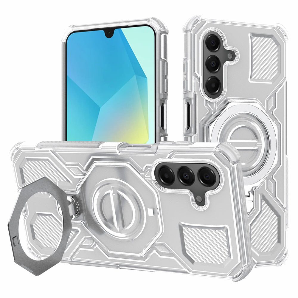 Futrola za Samsung Galaxy A16 5G A166 / A16 4G A165, Techsuit, Carbon Shield Pro, Bela