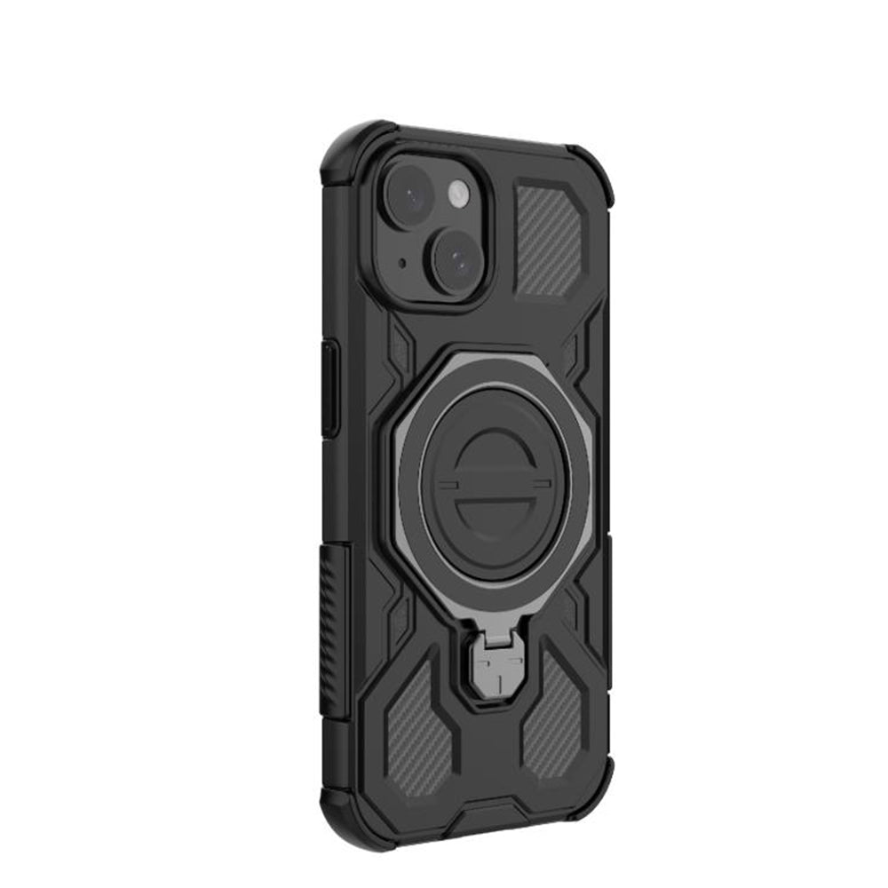 Futrola za Samsung Galaxy A16 5G A166 / A16 4G A165, Techsuit, Carbon Shield Pro, Crna