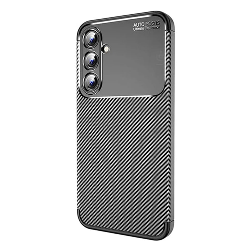 Futrola za Samsung Galaxy A16 5G A166 / A16 4G A165, Techsuit, CarbonFiber, Crna