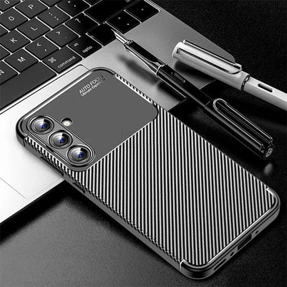 Futrola za Samsung Galaxy A16 5G A166 / A16 4G A165, Techsuit, CarbonFiber, Crna