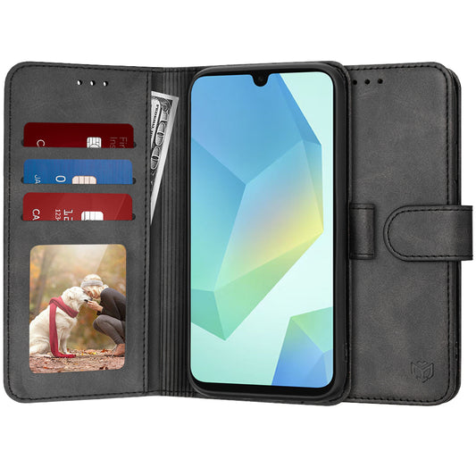 Futrola za Samsung Galaxy A16 5G A166 / A16 4G A165, Techsuit, Diary Book, Crna