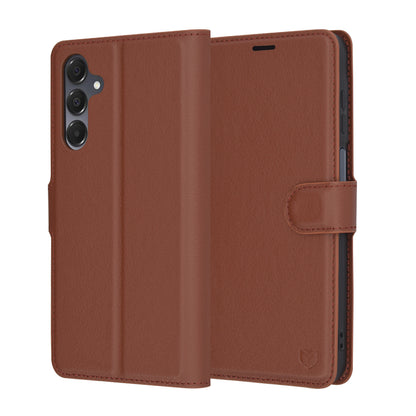 Futrola za Samsung Galaxy A16 5G A166 / A16 4G A165, Techsuit, Kožna Folio, Braon