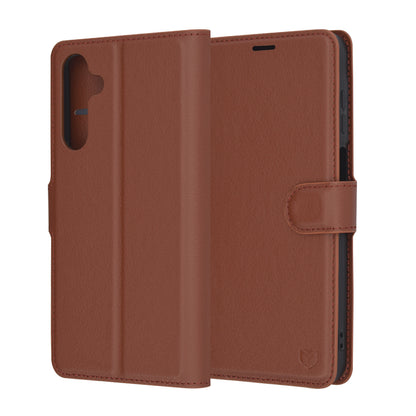 Futrola za Samsung Galaxy A16 5G A166 / A16 4G A165, Techsuit, Kožna Folio, Braon