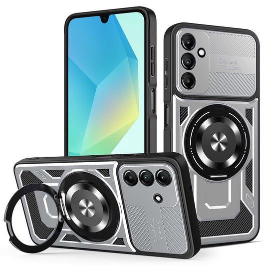 Futrola za Samsung Galaxy A16 5G A166 / A16 4G A165, Techsuit, RuggedCam, Siva