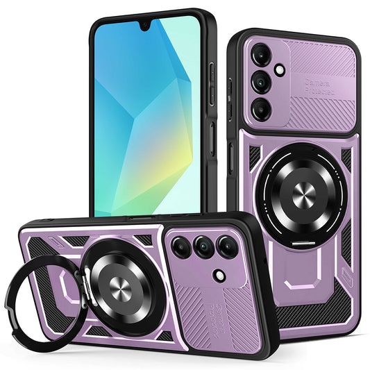 Futrola za Samsung Galaxy A16 5G A166 / A16 4G A165, Techsuit, RuggedCam, Ljubičasta