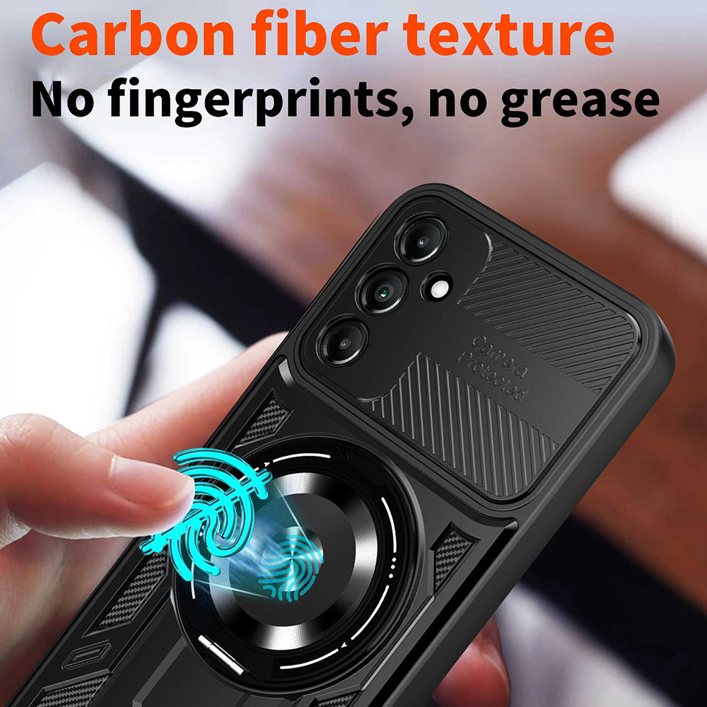 Futrola za Samsung Galaxy A16 5G A166 / A16 4G A165, Techsuit, RuggedCam, Crna