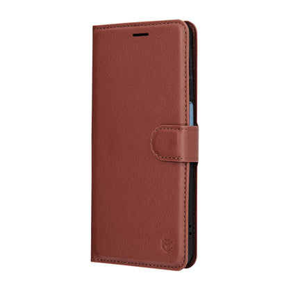 Futrola za Samsung Galaxy A17 4G / A17 5G, Techsuit, Kožna Folio, Braon
