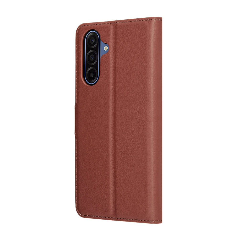 Futrola za Samsung Galaxy A17 4G / A17 5G, Techsuit, Kožna Folio, Braon