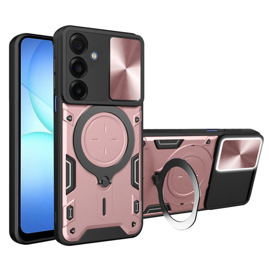 Futrola za Samsung Galaxy A17 5G, Techsuit, CamGuard Pro, Roze Zlatna