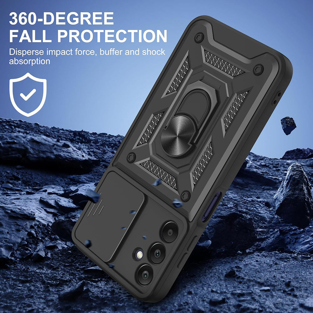 Futrola za Samsung Galaxy A17 5G, Techsuit, CamShield, Crna