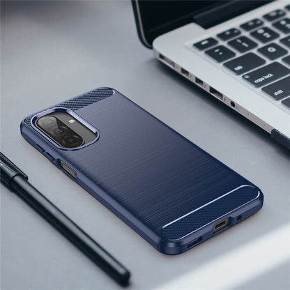 Futrola za Samsung Galaxy A17 5G, Techsuit, Karbon, Plava