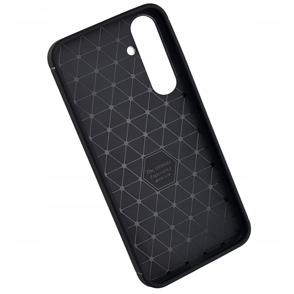 Futrola za Samsung Galaxy A17 5G, Techsuit, CarbonFiber, Crna