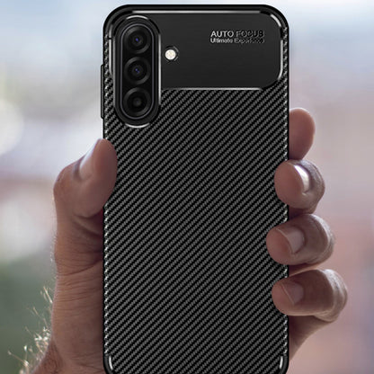 Futrola za Samsung Galaxy A17 5G, Techsuit, CarbonFiber, Crna