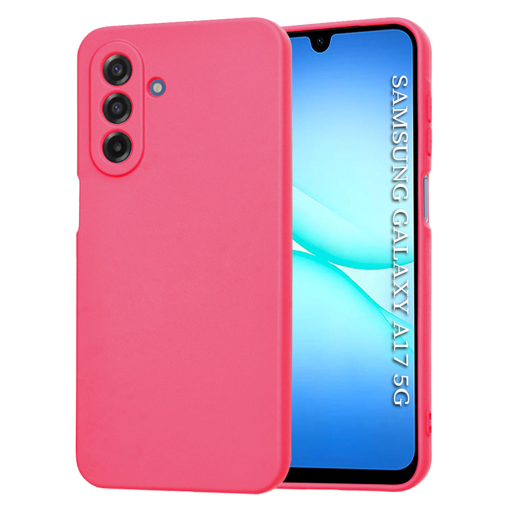 Futrola za Samsung Galaxy A17 5G, Techsuit, SoftFlex, Tamno Roze