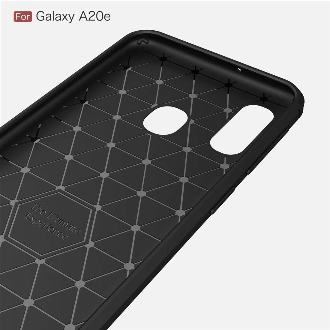 Futrola za Samsung Galaxy A20e A202, Techsuit, Karbon, Crna
