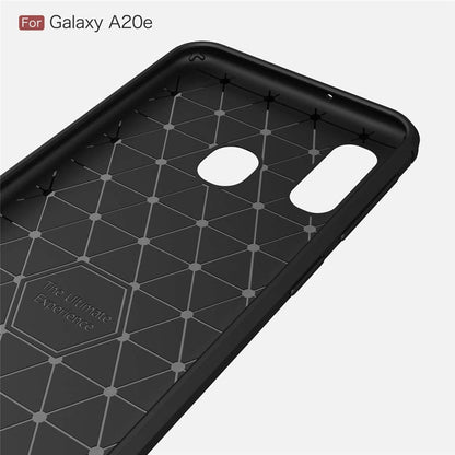 Futrola za Samsung Galaxy A20e A202, Techsuit, Karbon, Crna