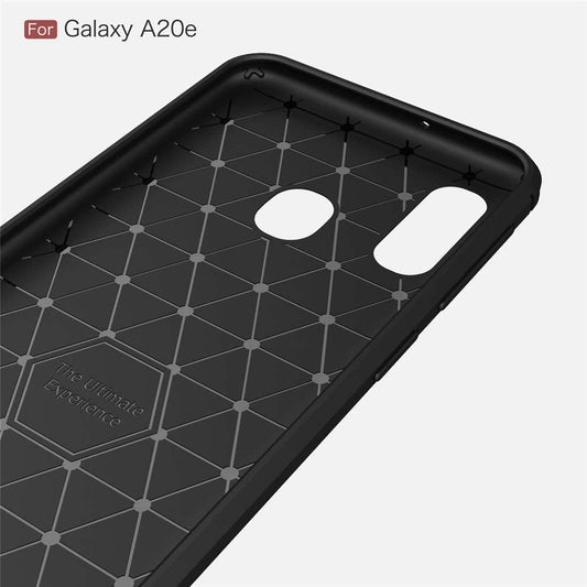 Futrola za Samsung Galaxy A20e A202, Techsuit, Karbon, Crna