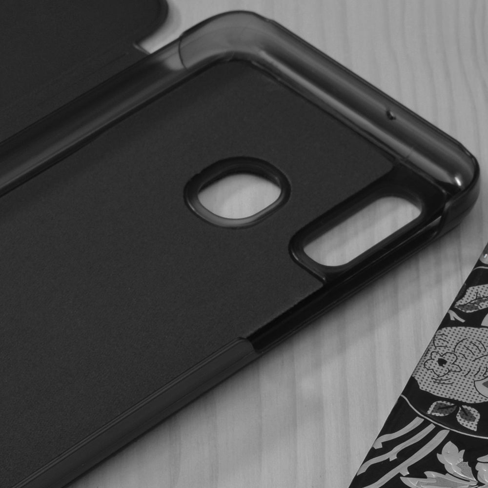 Futrola za Samsung Galaxy A20e A202, Techsuit, eFold, Crna