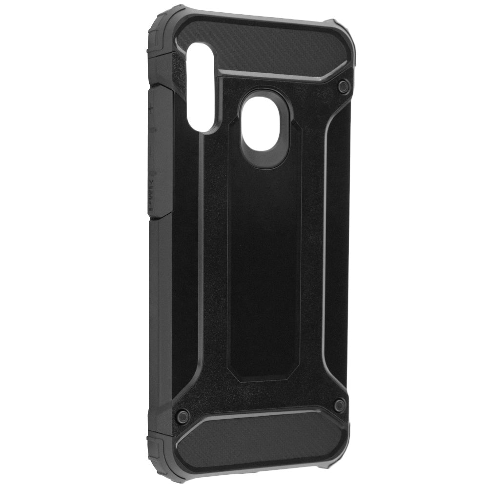 Futrola za Samsung Galaxy A20e A202, Techsuit, Hybrid Armor, Crna