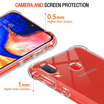 Futrola za Samsung Galaxy A20e A202, Techsuit, Shockproof Clear, Providna