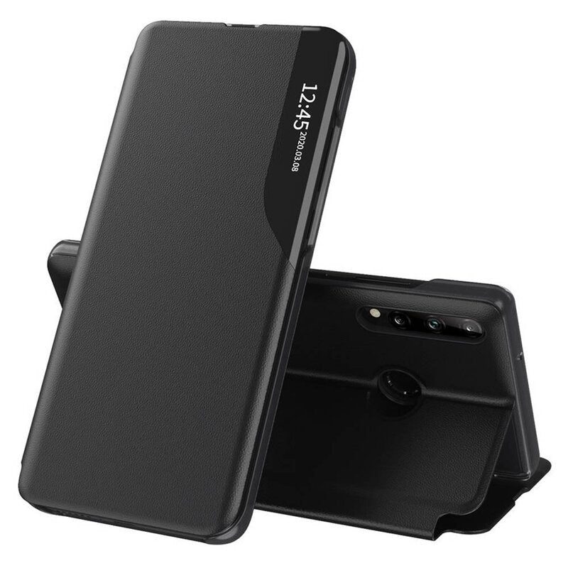 Futrola za Samsung Galaxy A20s A207, Techsuit, eFold, Crna