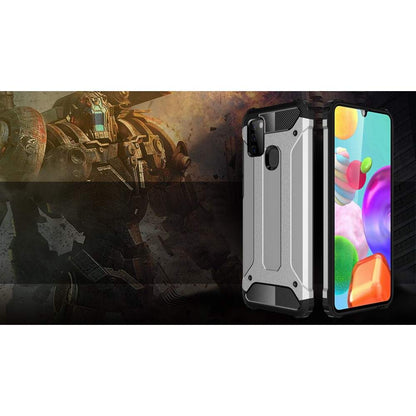Futrola za Samsung Galaxy A21s A217, Techsuit, Hybrid Armor, Crna