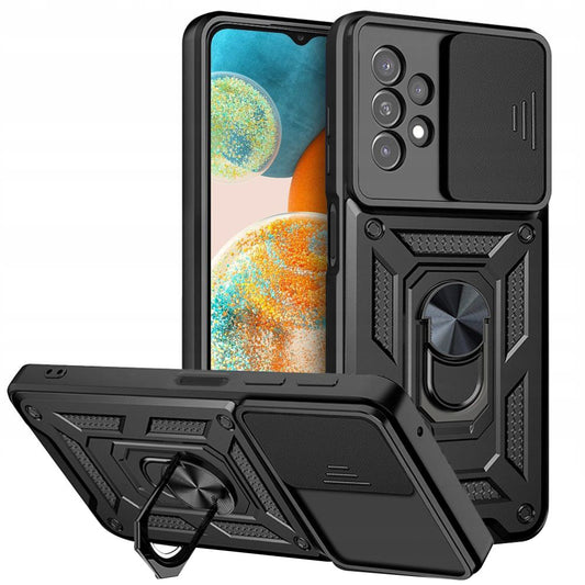 Futrola za Samsung Galaxy A23 5G A236 / A23 A235, Techsuit, CamShield, Crna