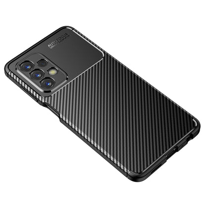 Futrola za Samsung Galaxy A23 5G A236 / A23 A235, Techsuit, CarbonFiber, Crna