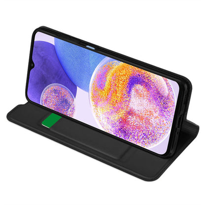 Futrola za Samsung Galaxy A23 5G A236 / A23 A235, Techsuit, Magskin Book, Crna