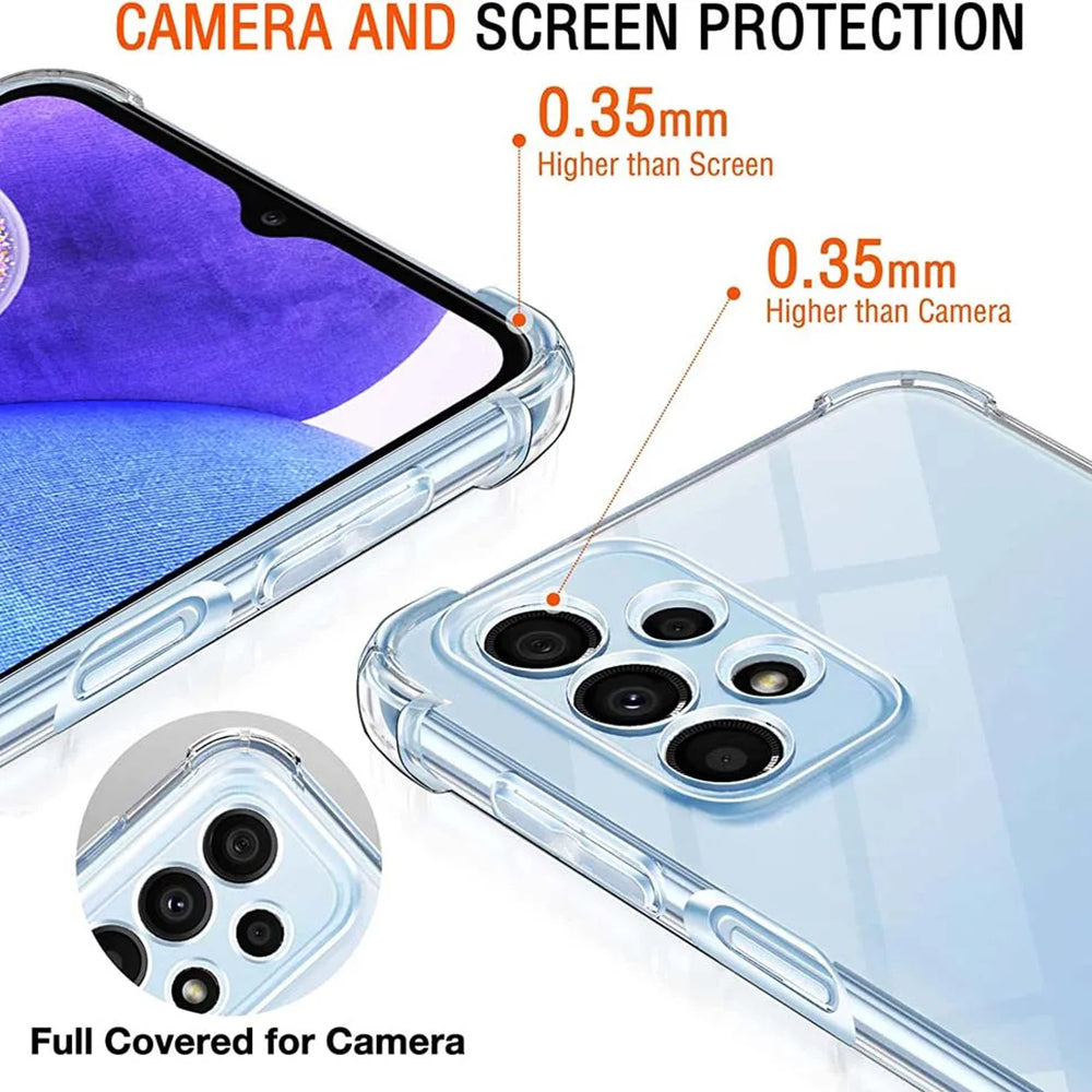 Futrola za Samsung Galaxy A23 5G A236 / A23 A235, Techsuit, Shockproof Clear, Providna