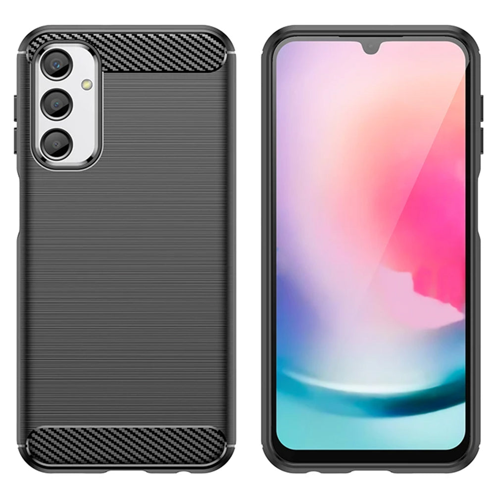 Futrola za Samsung Galaxy A24 4G A245, Techsuit, Karbon, Crna