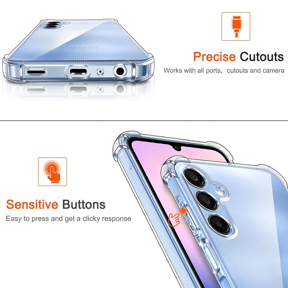 Futrola za Samsung Galaxy A25 A256, Techsuit, Shockproof Clear, Providna